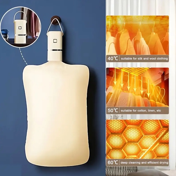 New Travel Portable Mini FAST Dryer with Timer Function Compact - Picture 4 of 6